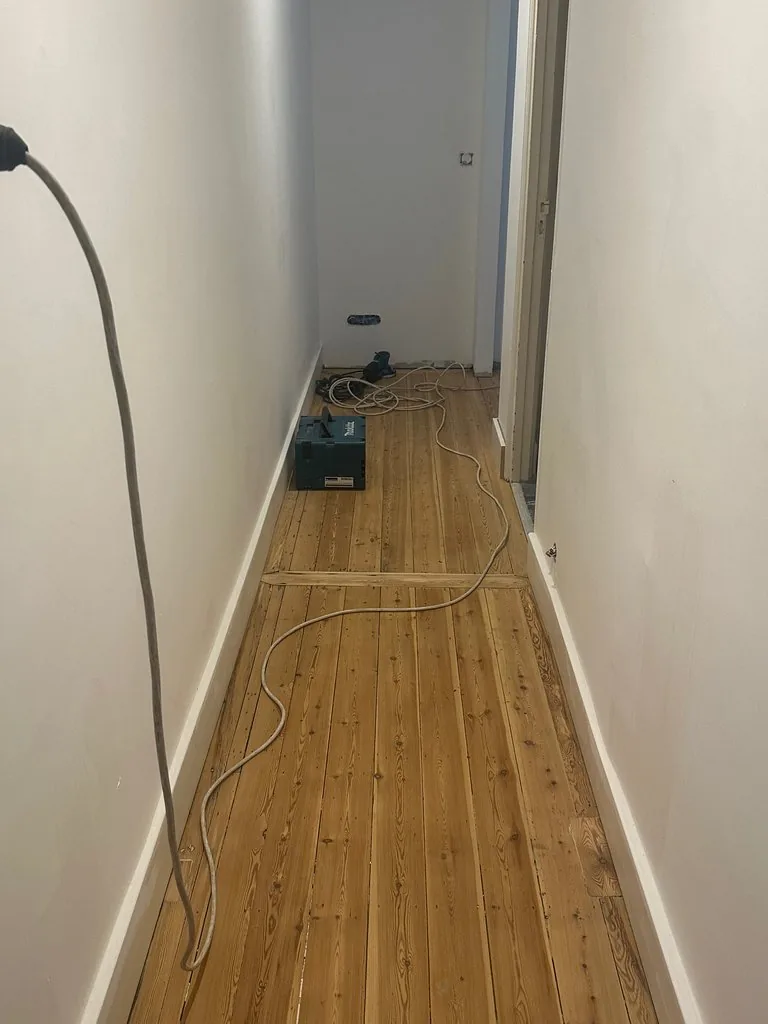 Transformation d'un studio en T2 à Lille - après, le couloir