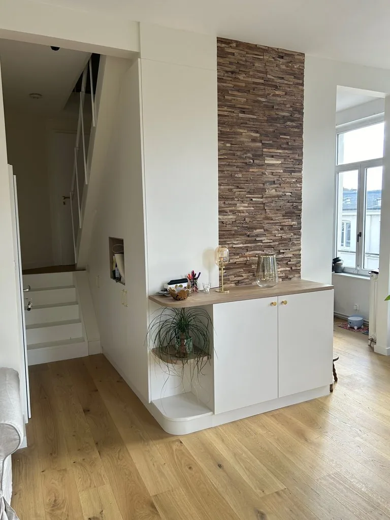 Rénovation complète d'un appartement à Lille - après, l'entrée